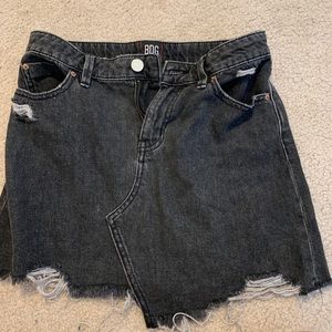 black BDG jean skirt